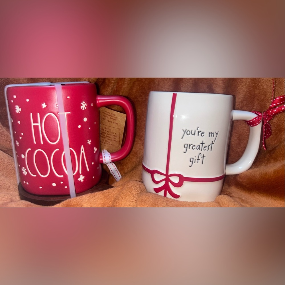 Rae Dunn Holiday Mugs